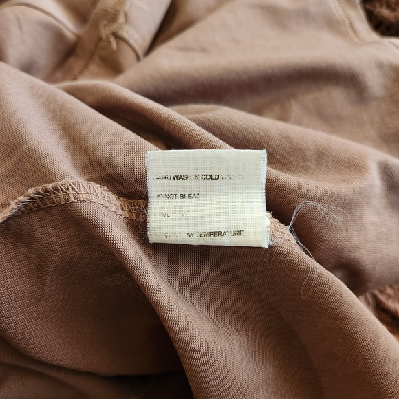 Vtg Solitaire Maxi Skirt Womens S Lace Tiered Western Cowgirl Gypsy Boho Brown - Picture 12 of 14